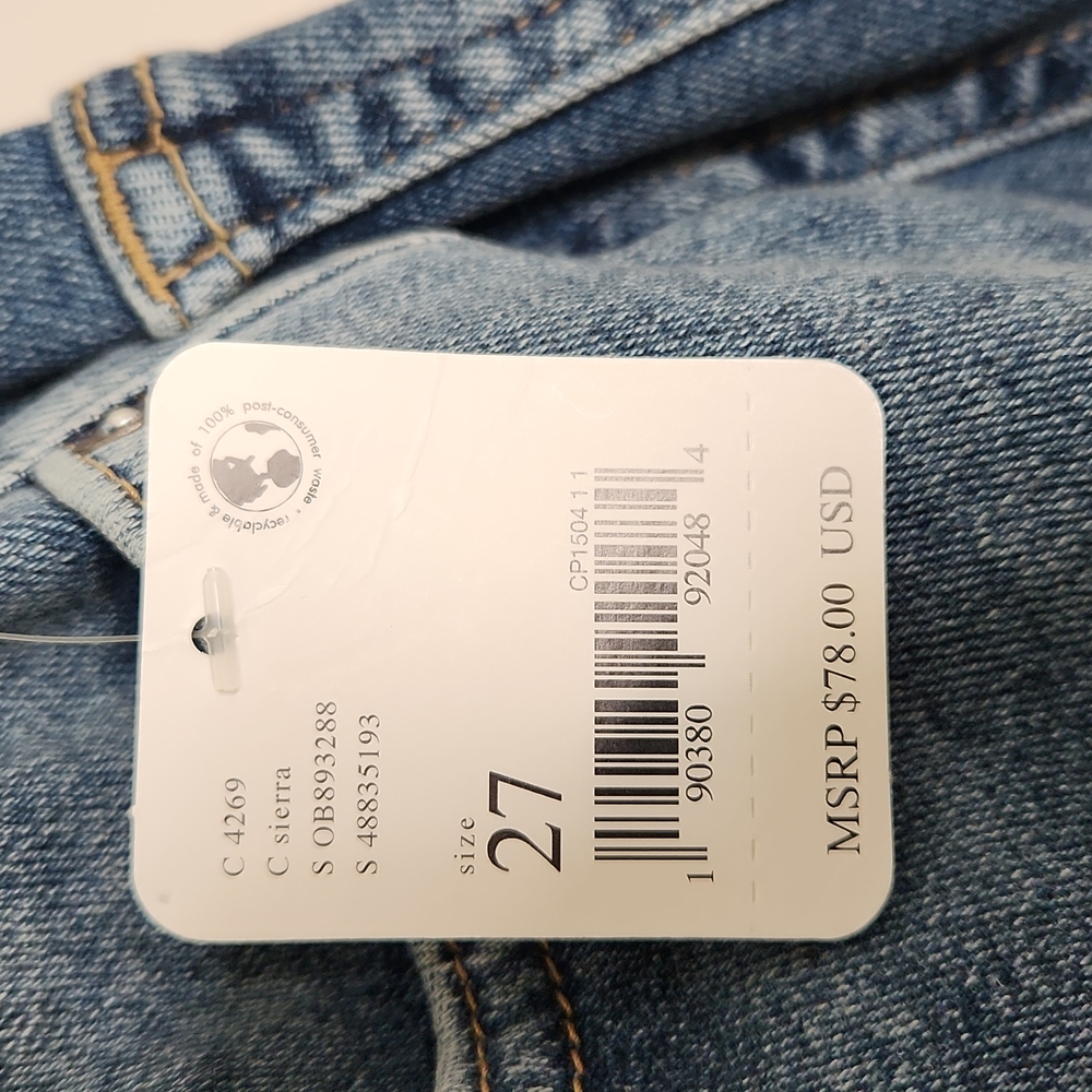 NWT Free People Raw High Rise Jegging Sierra Sz 27 - Picture 6 of 14